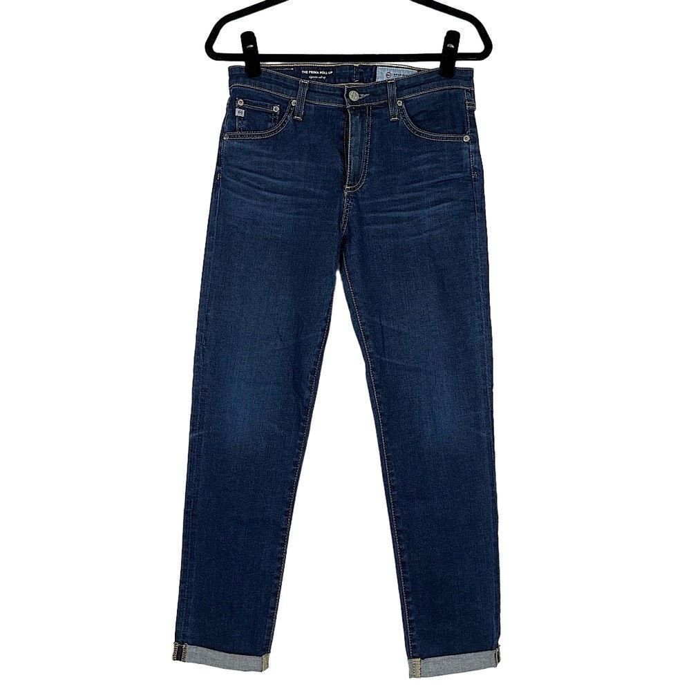 AG Denim The Prima Roll-Up High‎ Rise Cigarette Denim Jeans - Women’s 29R